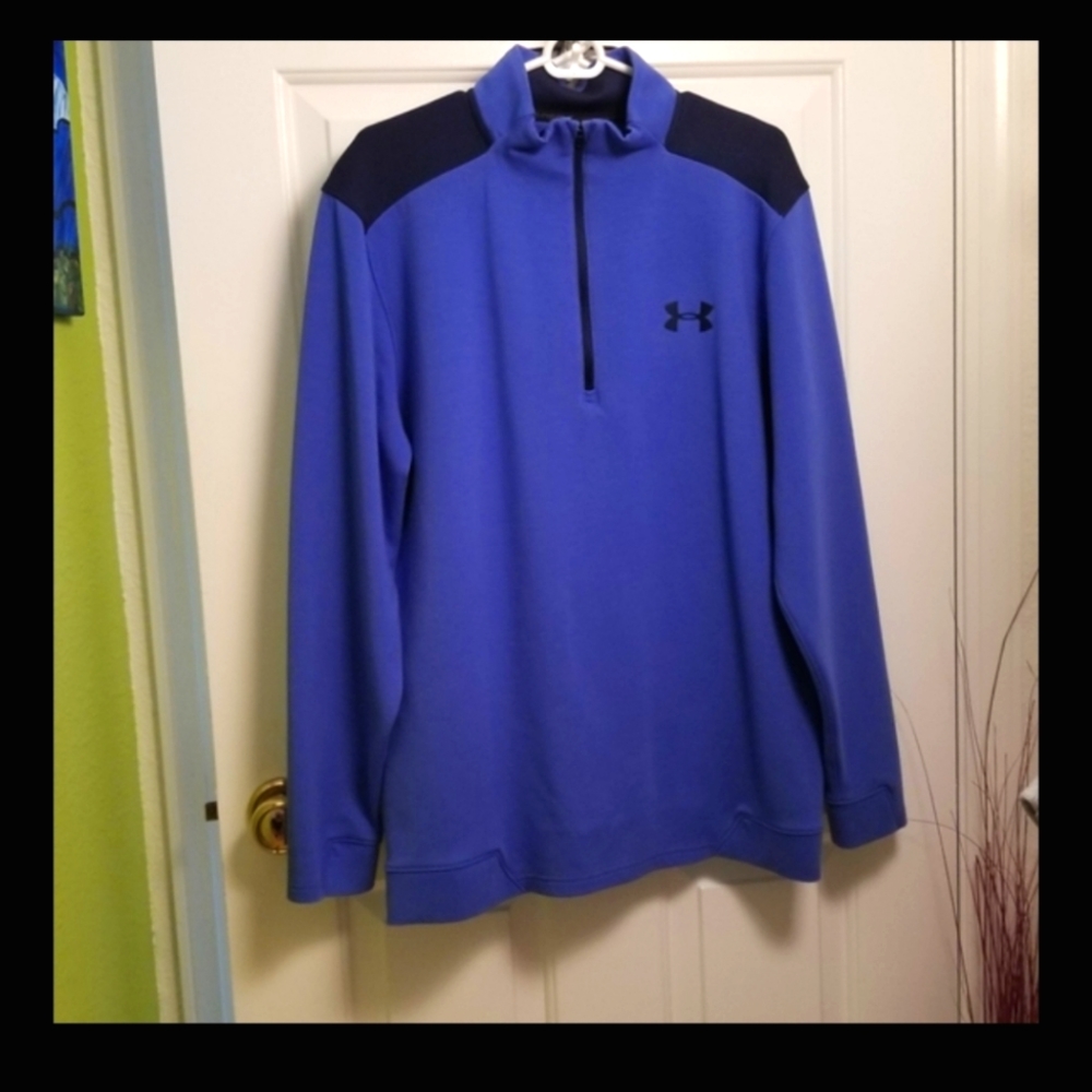 Under Armour Storm 1/4 Zip, Blue, Size L